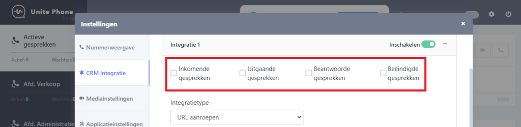 Stap 5 CRM Intergratie