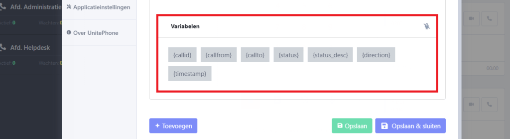 Stap 6 CRM Intergratie