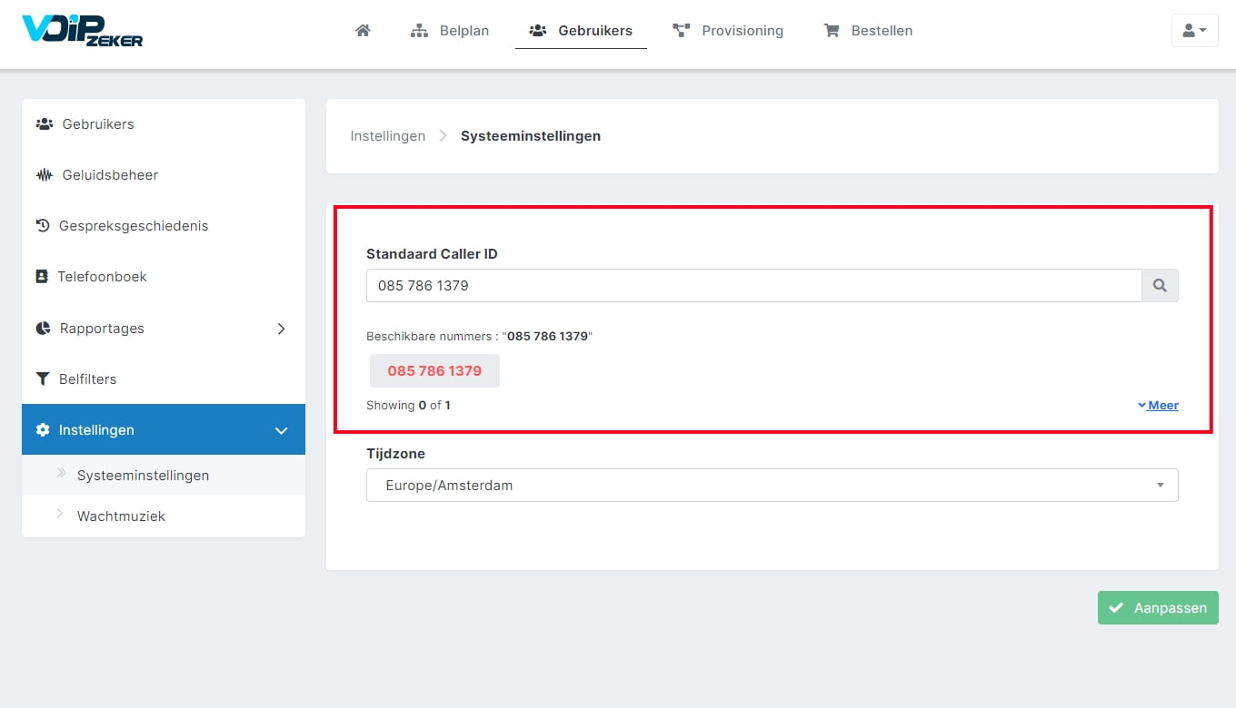 nummerweergave 2. 4