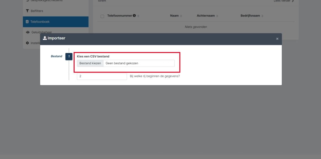 online telefoonboek importeren 4