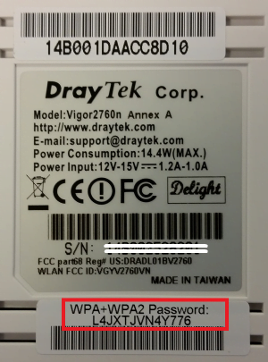 wachtwoord wifi