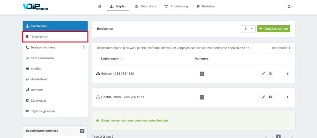 wijziging openingstijden