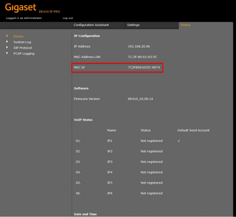 Gigaset DE410 IP Pro 5