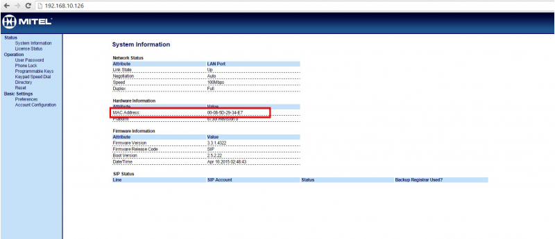 Aastra - Mitel Provisioning 3