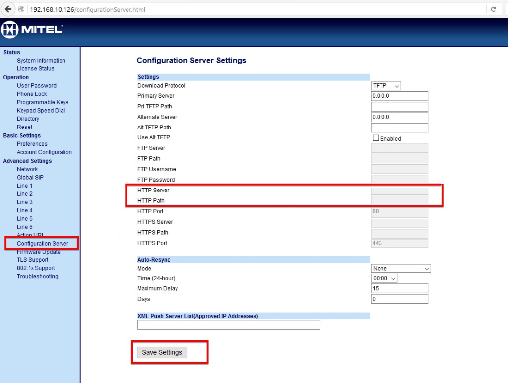Aastra - Mitel Provisioning 8