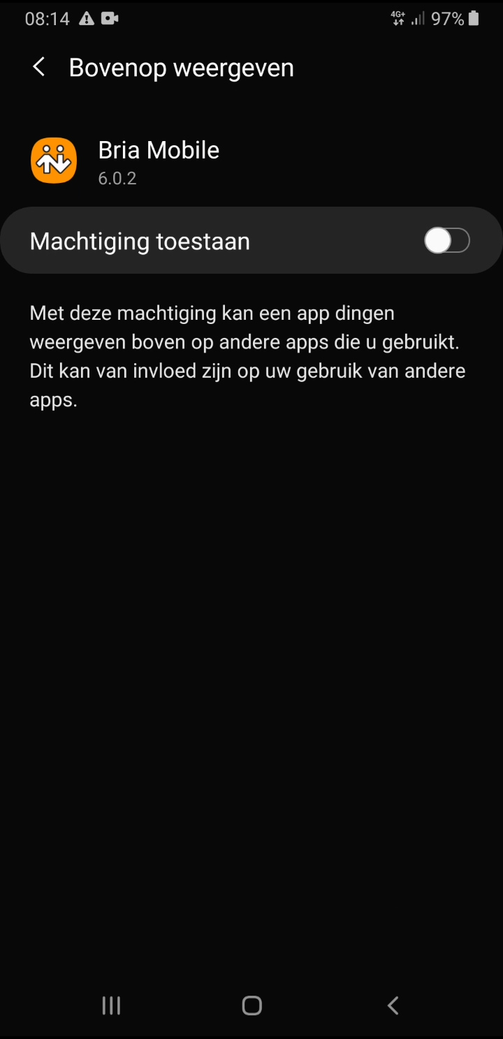 bria android 10