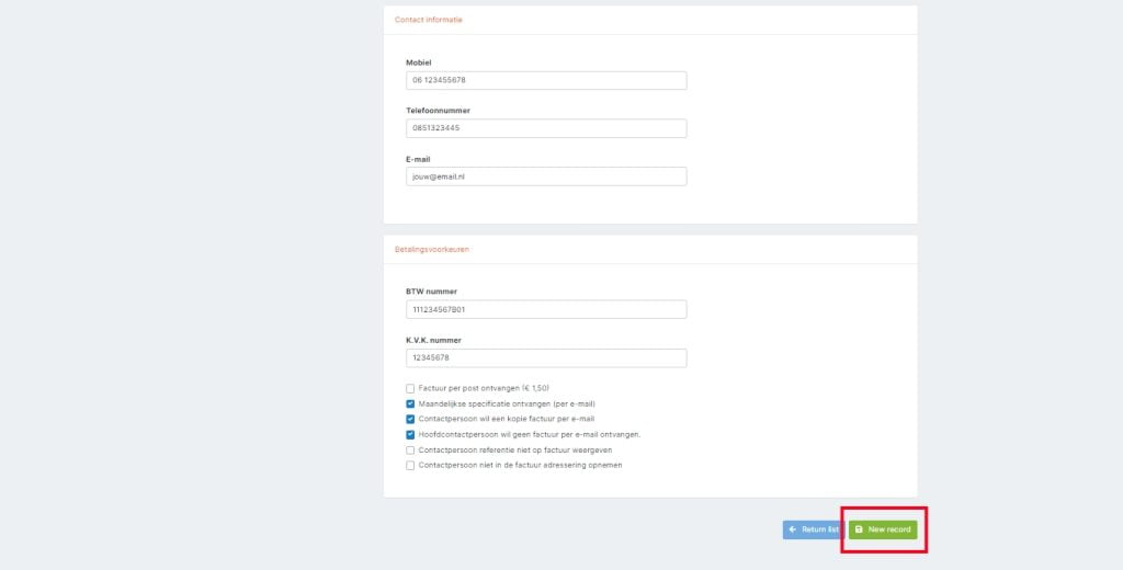 8 Hoe kan ik mijn contactpersonen toevoegen?