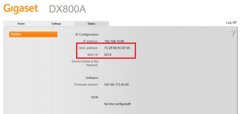 Gigaset DX800 7
