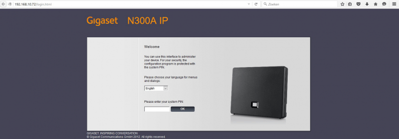 Gigaset N300A IP DECT base 5