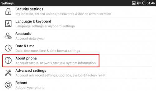 Grandstream GXV Android 4