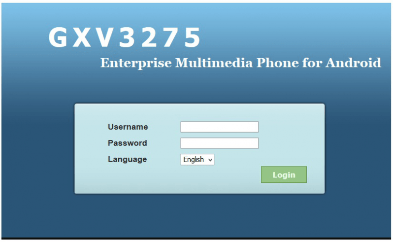 Grandstream GXV Android 6