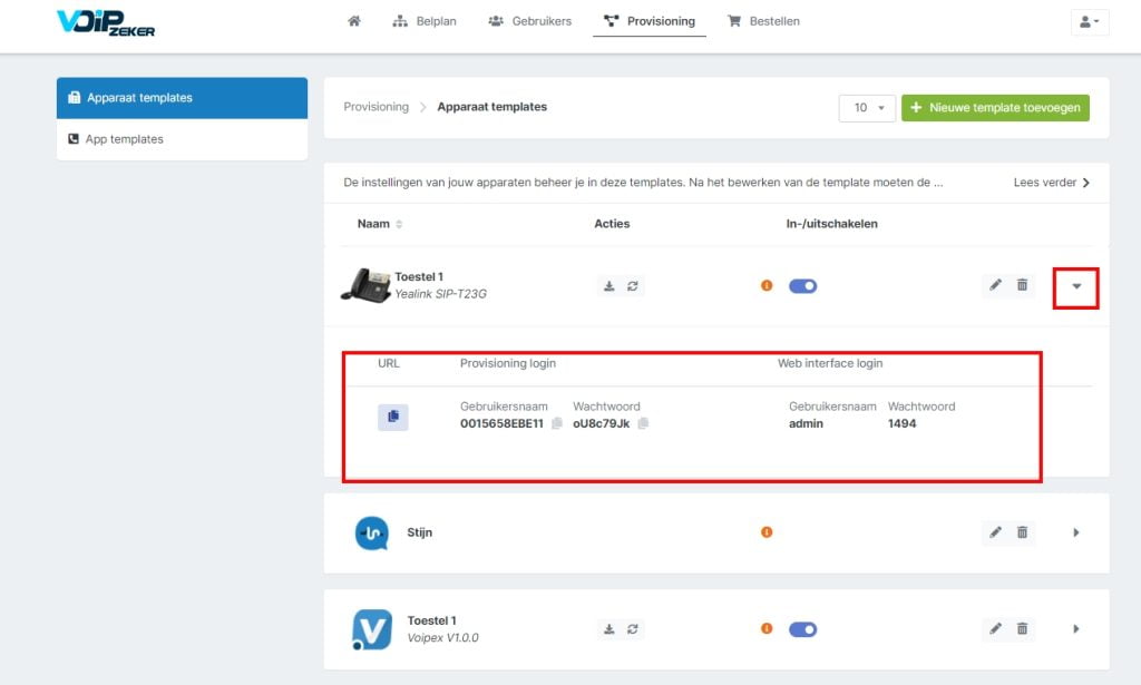 provisioning 1. 0