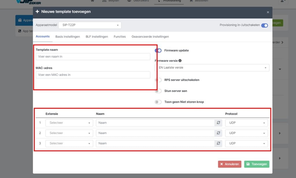 provisioning 1. 1