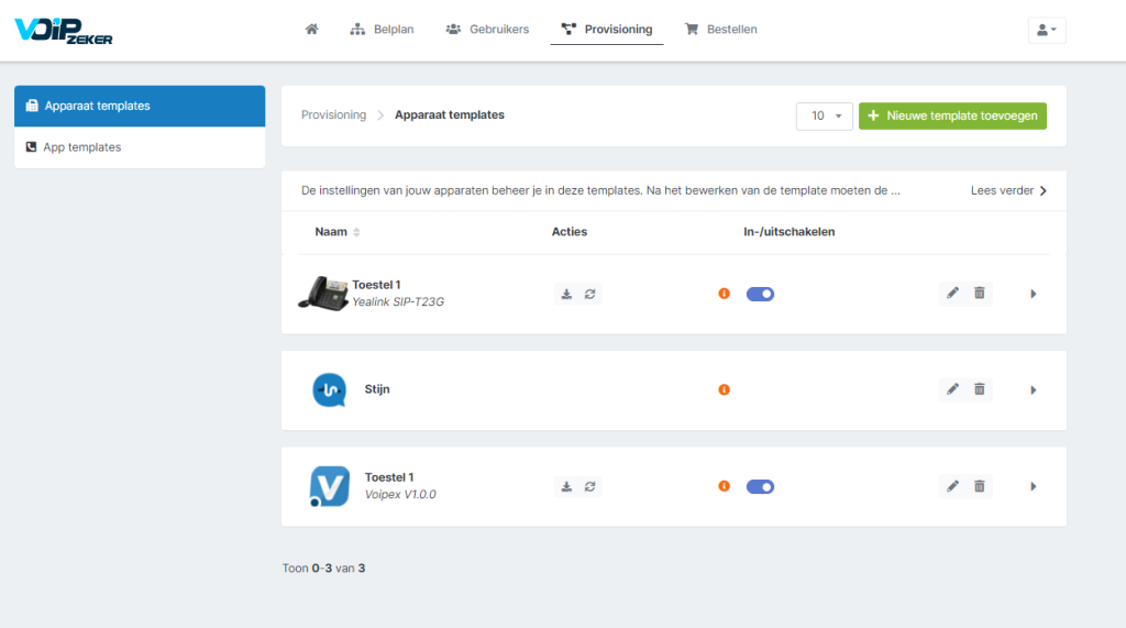 Provisioning 11