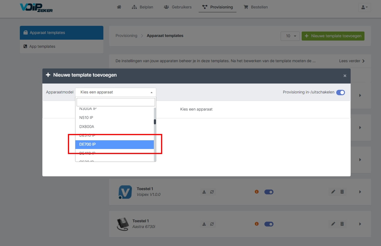 provisioning 5. 2