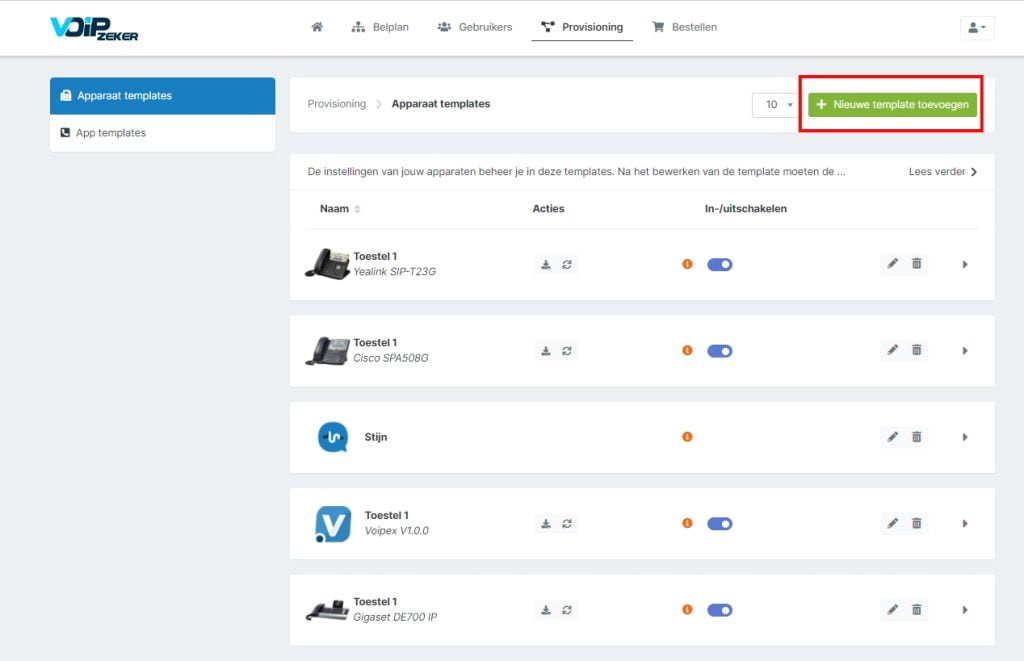 provisioning 6. 1