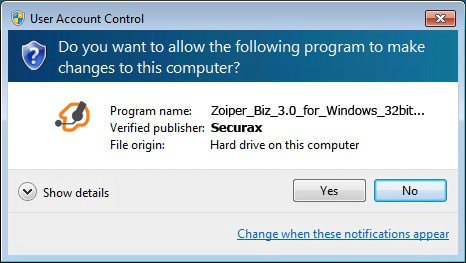 4 Zoiper voor Windows PC handleiding