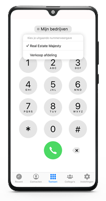 vast nummer op mobiel android
