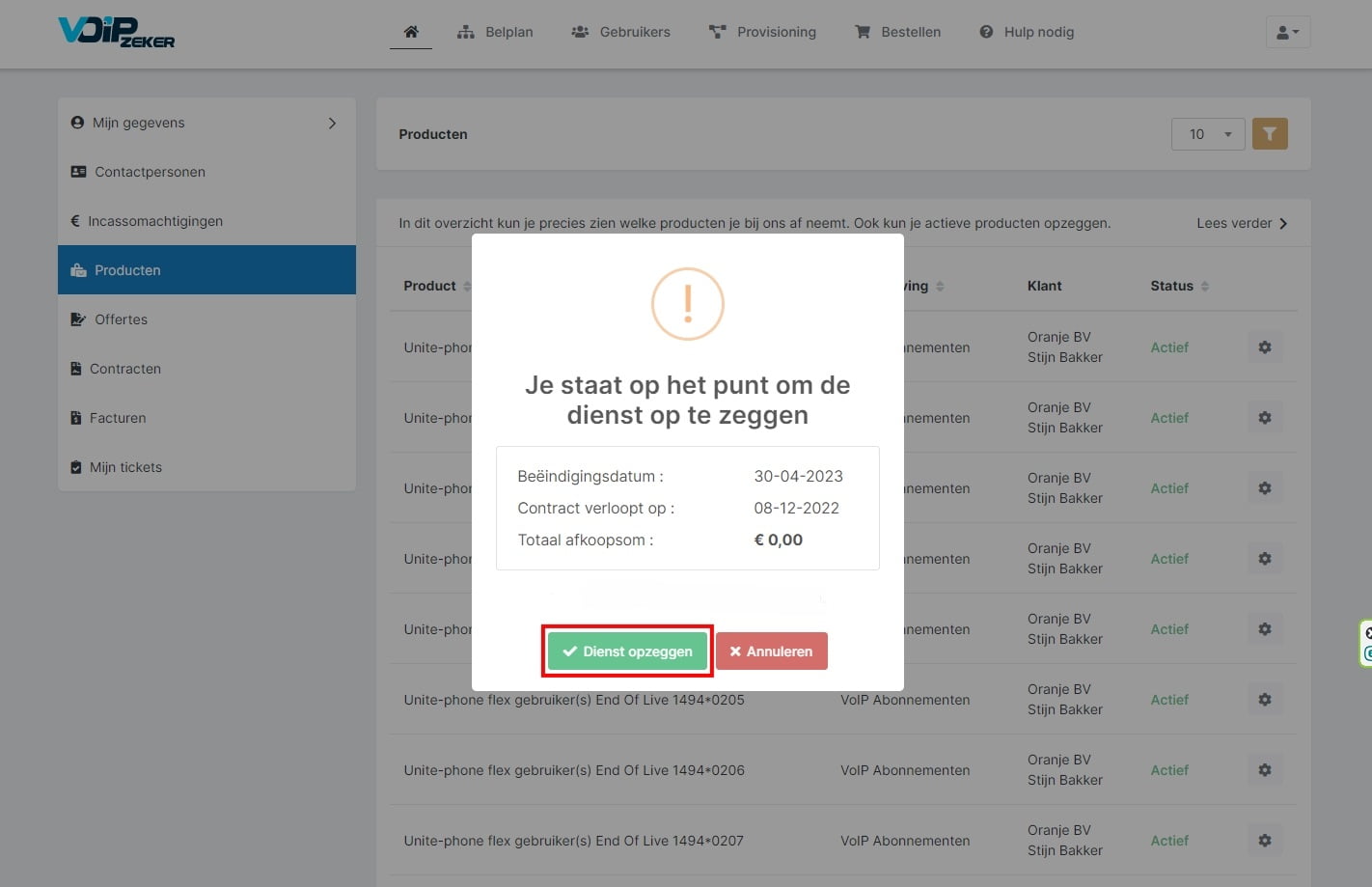 contract opzeggen 5