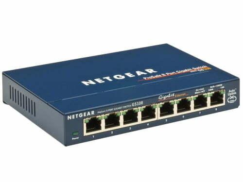product-145-1.jpg 1 Netgear ProSafe GS108GE 8 Poort Gigabit Switch