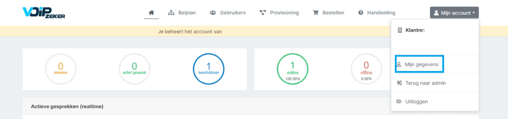 VoIP Contractoverdracht