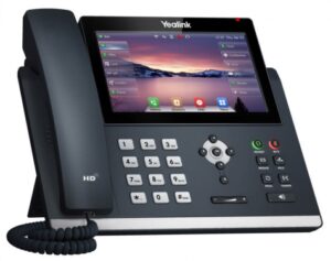 2 Yealink SIP-T48U VoIP telefoon