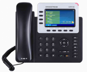 1 Grandstream GXP2140 VoIP telefoon