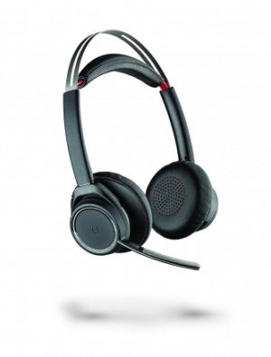 2 Plantronics Voyager Focus Bluetooth headset