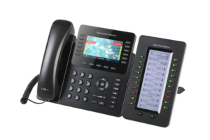Grandstream GXP2170 + GXP2200EXT VoIP telefoon