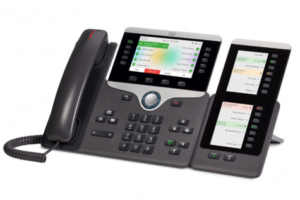 Cisco CP 8851 VoIP Telefoon + CP 8800 Key Expansion Module