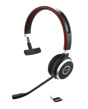 3 Jabra Evolve 65 TE UC Mono Bluetooth headset