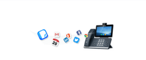 3 Yealink SIP-T58W VoIP telefoon met WiFi