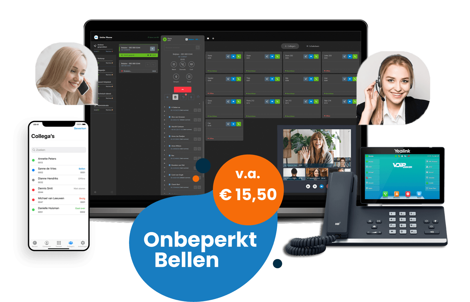 VOIPZeker belplan VoIP